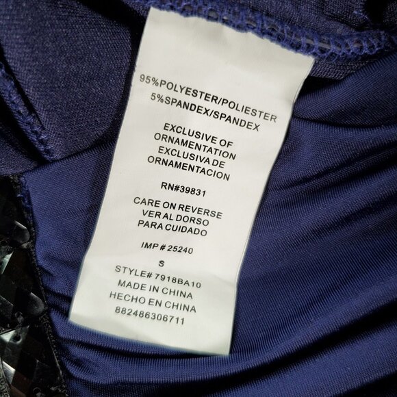 XOXO Blue Formal Dress size Small - Picture 5 of 5